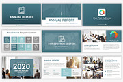 Annual Report PowerPoint Template, a Presentation Template by SlideOne (Thumbnail 4 of 32)