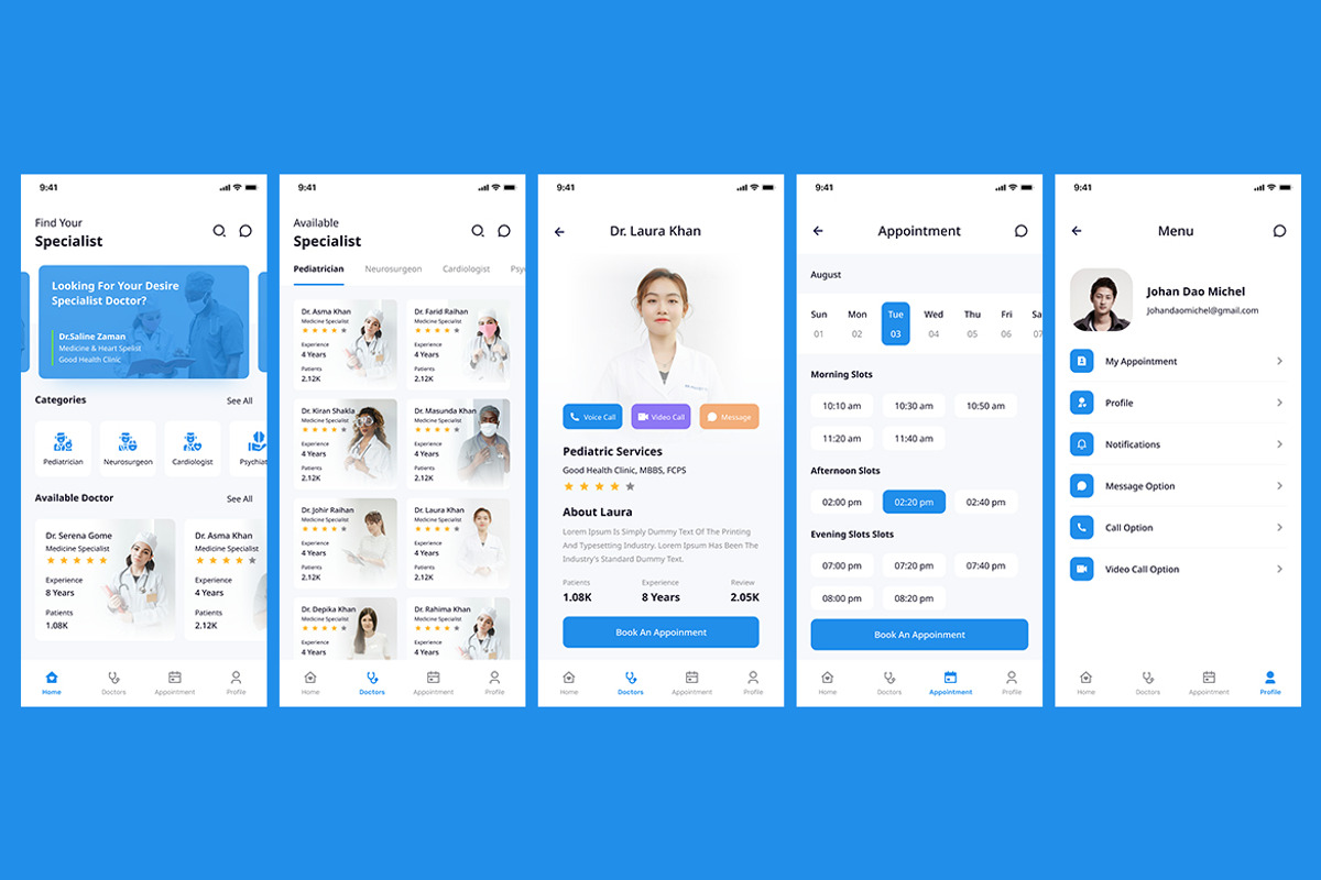 Pediatric Services & Medicine App, an App Template by nagaredesignstudio (Photo 2 of 2)