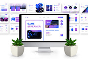Game Streamer - Esport Powerpoint, a Presentation Template by Deepslide Studio (Thumbnail 4 of 6)