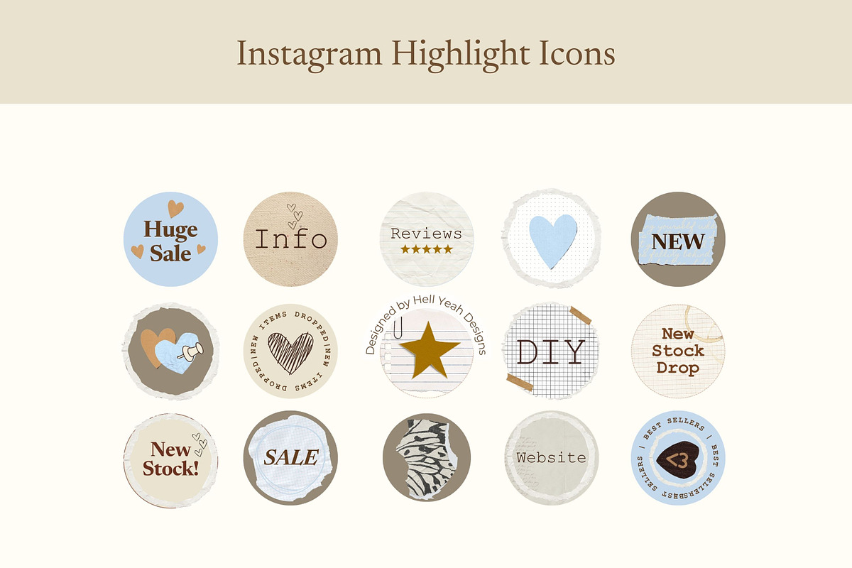 Nostalgic Branding Kit Canva, a Branding & Logo Template by Hell Yeah Designs (Photo 16 of 19)