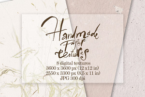Handmade paper textures