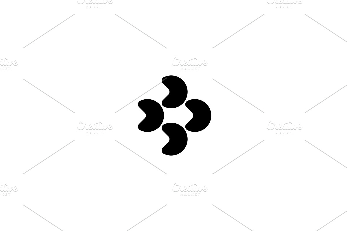 Minimalistic logo from abstract, an Illustration by Bureau