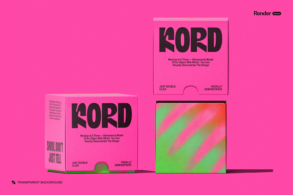 Paper Box and Sachet Mockup Set, a Packaging Mockup by Renderteam (Photo 6 of 13)