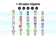 Cute Kawaii Rulers School, an Education Illustration by Palau (Thumbnail 10 of 12)