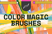 Color Magic Procreate Brushes 42x, a Brush Add-On by Esther Nariyoshi (Thumbnail 1 of 10)