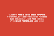 Gler Food Display Font, a Sans Serif Font by QR Design Studio (Thumbnail 6 of 8)