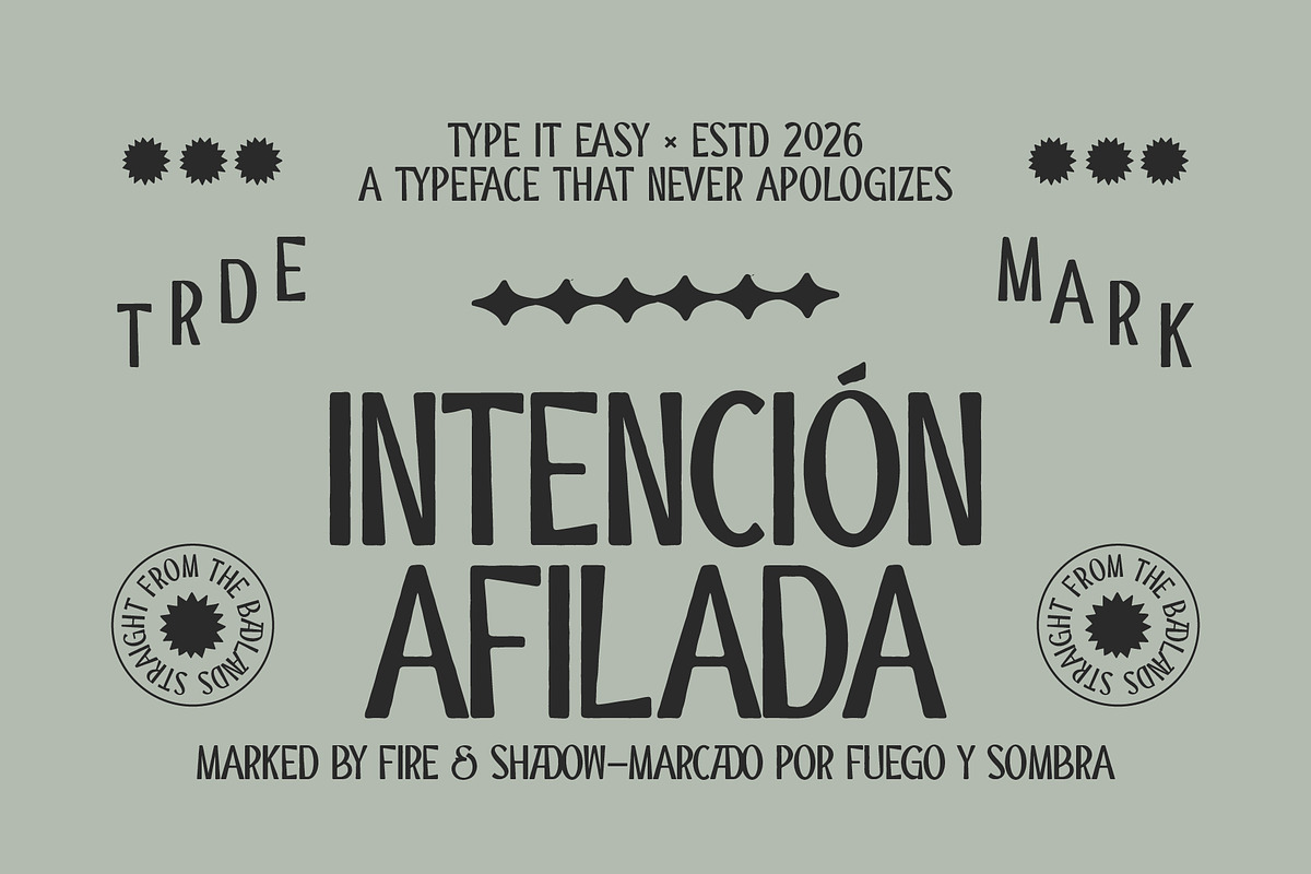 ST Camino Frontera - Western Display, a Sans Serif Font by Type it Easy (Photo 7 of 11)