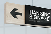 Hanging Sign Mockup - Metal Frame, an Advertising Mockup by graphicsauce (Thumbnail 4 of 4)