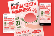 Mental Health Awareness Flyer Set, a Flyer Template by Annora Studio (Thumbnail 2 of 6)