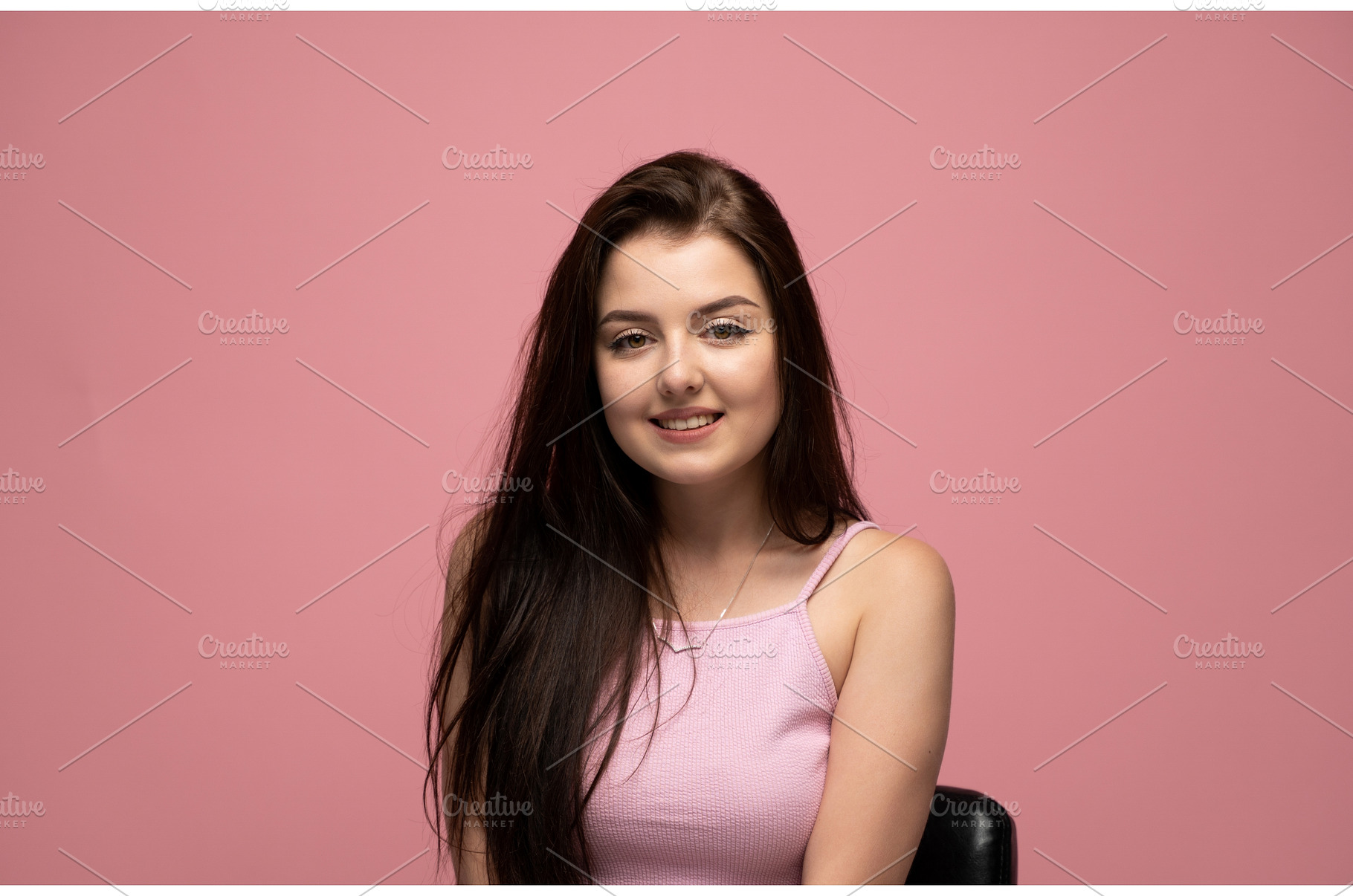 Young woman smiling, expressing, a Person Photo by volodymyrshtun13795