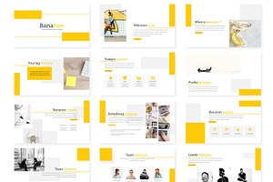 Bananen - Powerpoint Template