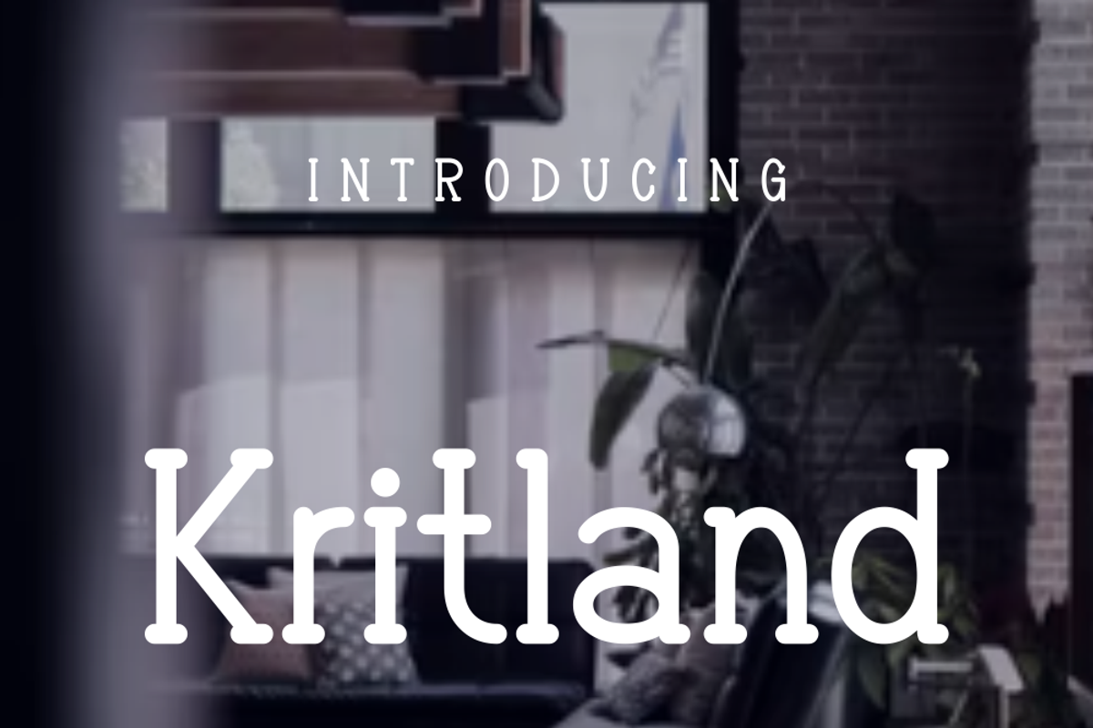 Kritland, a Serif Font by lelevien (Photo 2 of 5)