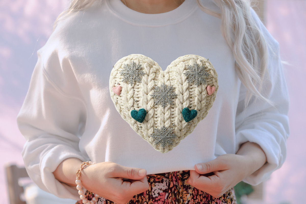 Faux Yarn Valentine Coquette Heart P, an Illustration by designcity5 (Photo 6 of 8)