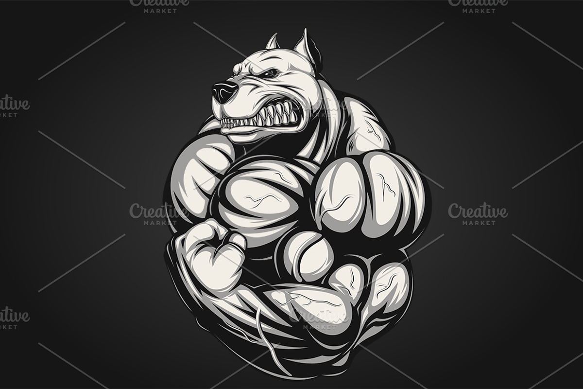 Angry dog, a Healthcare Illustration by Mark2000 (Photo 2 of 3)