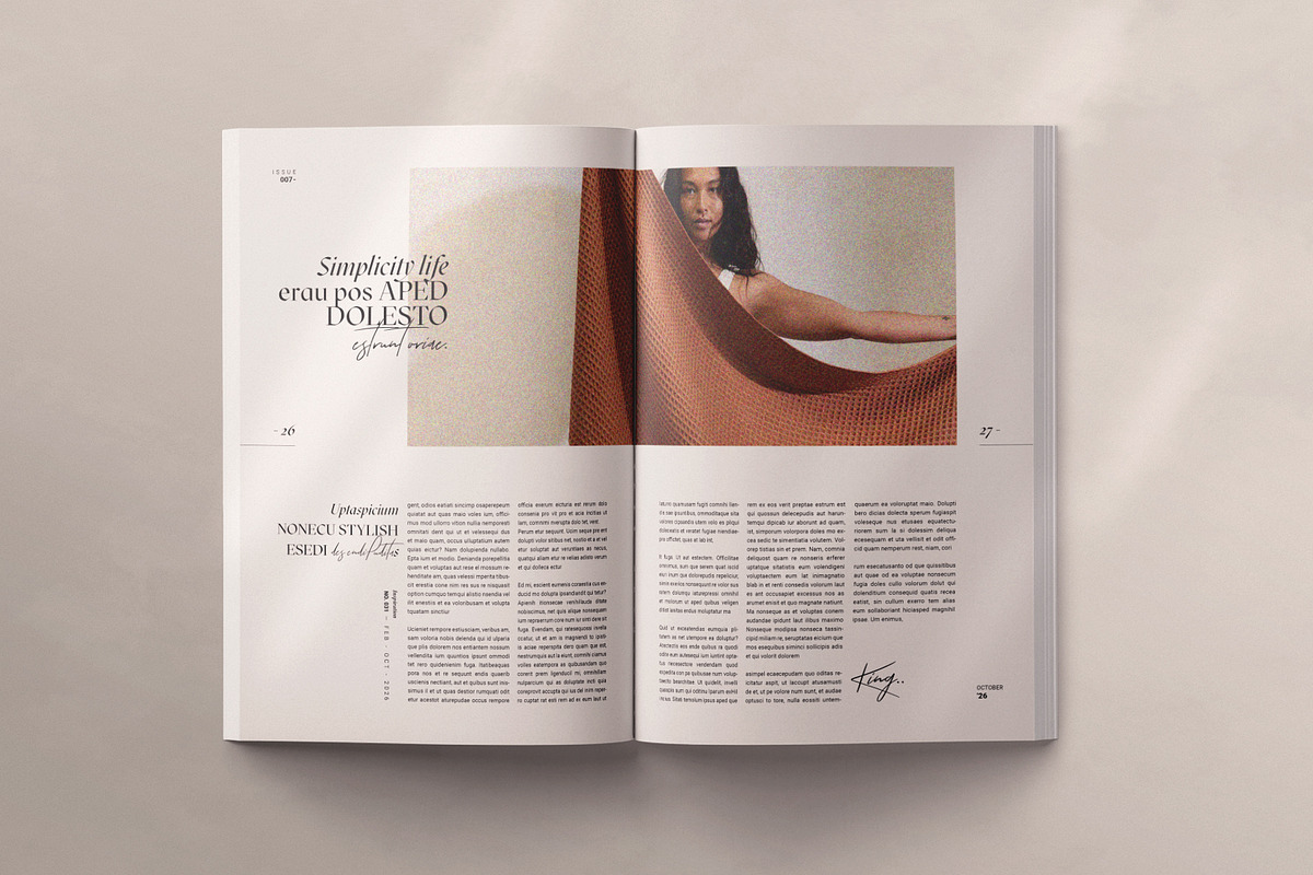 The Lifestyle Magazine Template, a Magazine Template by ArtisanaAura (Photo 12 of 22)