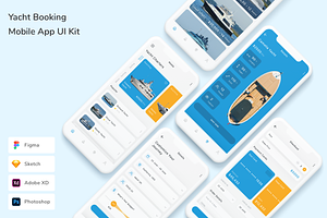 Yacht Booking Mobile App UI Kit