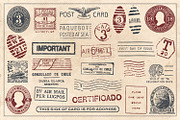 52 Vintage Postcard Vectors, an Illustration by Brigantine Designs (Thumbnail 3 of 4)