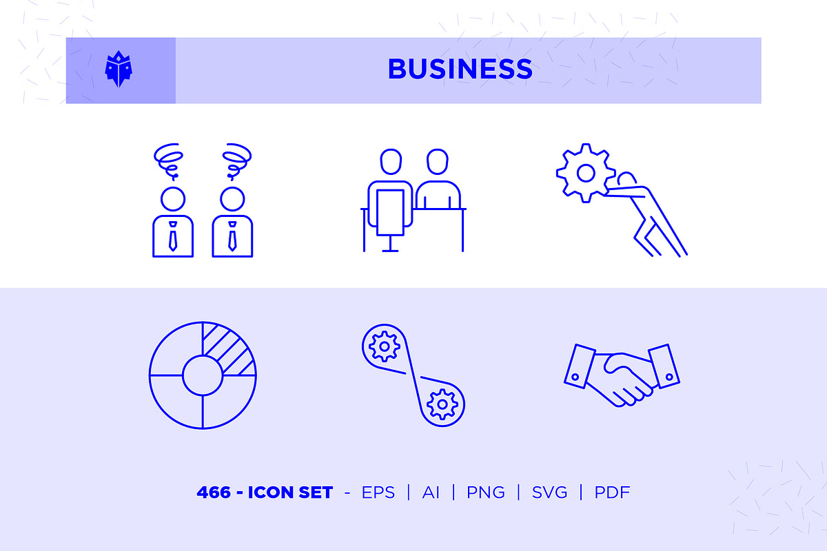 Business Icon Set, an Outline Icon by Pathlord (Photo 2 of 10)