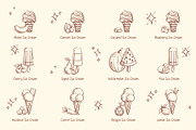 Retro Ice Cream Bundle, a Food Illustration by Nearbirds (Thumbnail 5 of 12)