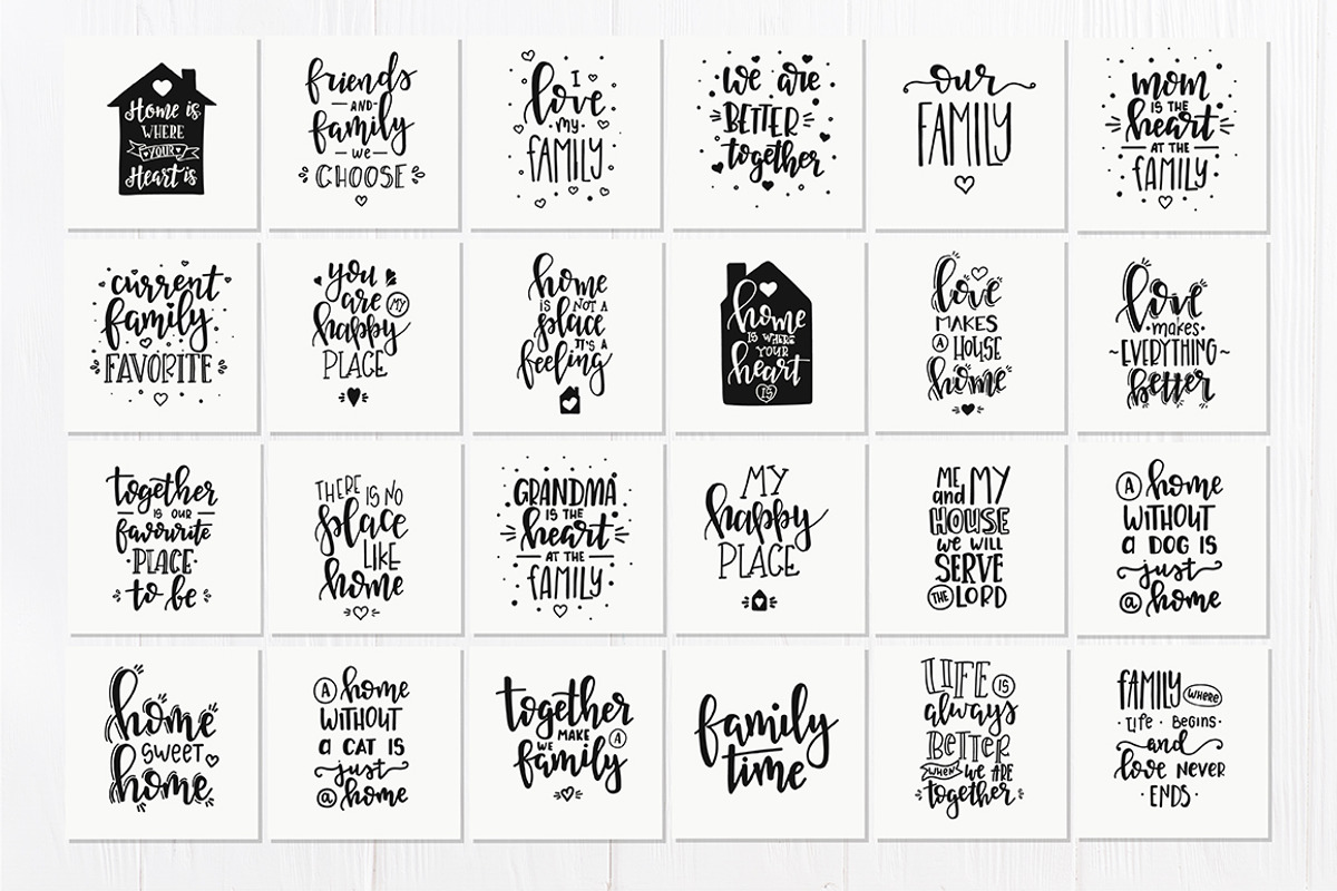 Home part 1 SVG Bundle design set, a Decorative Illustration by Tatti Graphic Studio (Photo 2 of 6)