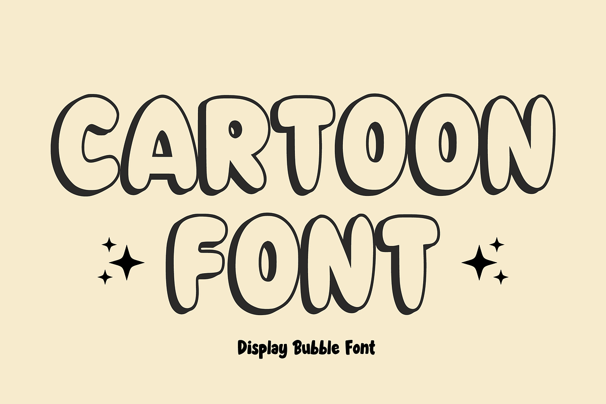 Outline Bubble - Bubble Font Types, a Font by KiddoGlyphs Studio (Photo 2 of 3)