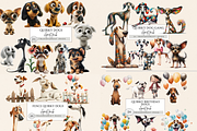 QUIRKY AND WHIMSICAL DOGS CLIPART, an Animal Illustration by Daring Digies (Thumbnail 3 of 8)
