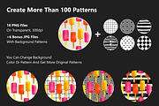 Summer Mood, Watercolor Set With Ice, a Pattern Graphic by Mona Monash (Thumbnail 6 of 13)