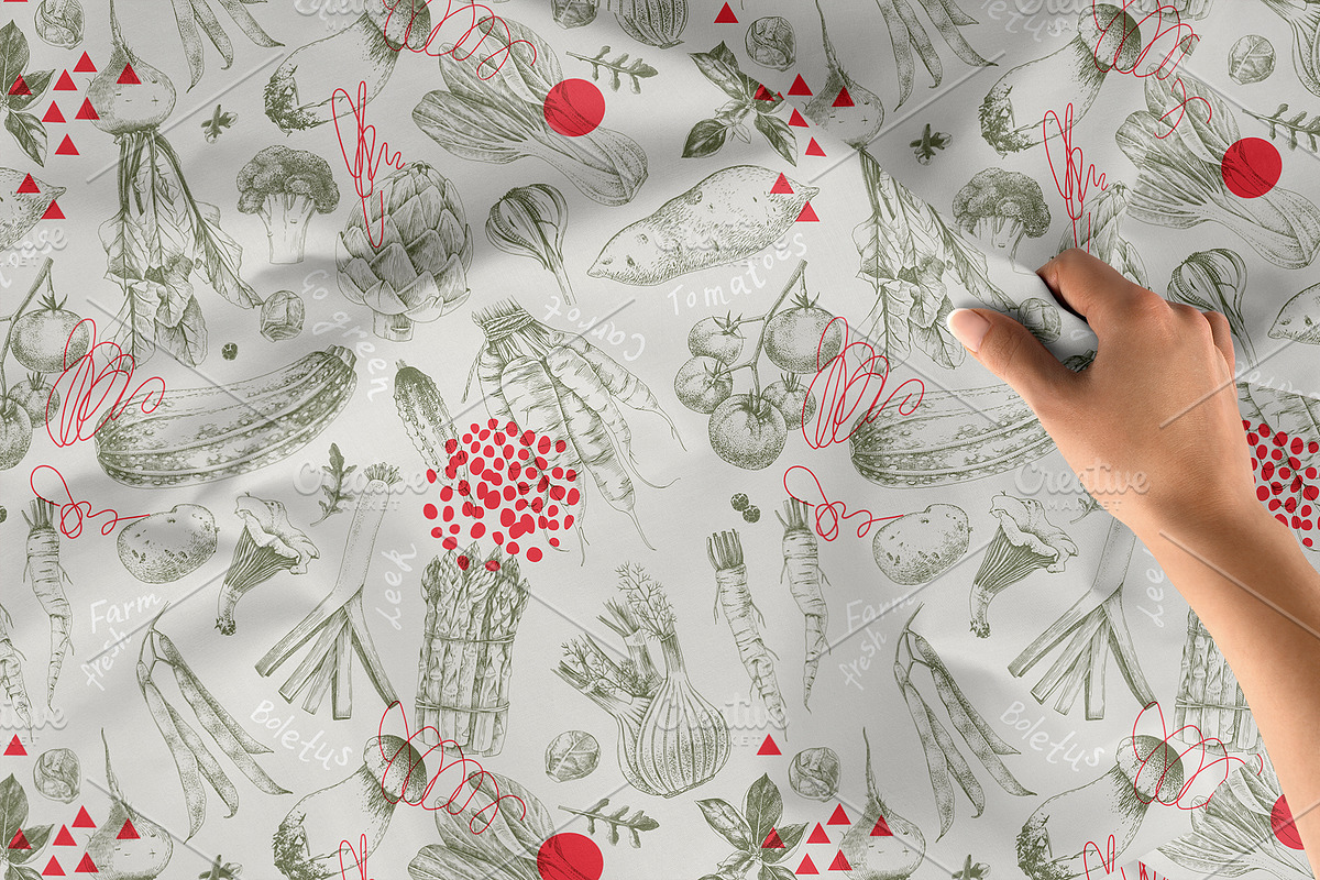 Ultimate vegetables set, a Food Illustration by handsketched (Photo 17 of 19)