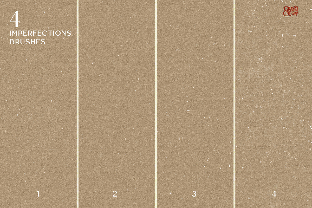 Photoshop Paper Texture Brushes, a Brush Add-On by GRANCI STUDIOS (Photo 8 of 8)