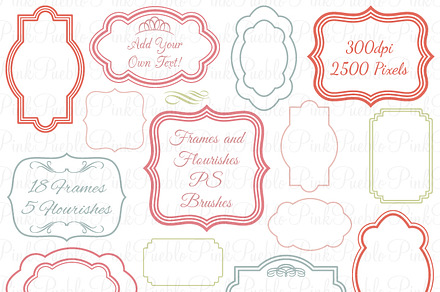 Damask Elements Photoshop Brushes preview 2
