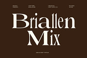 Briallen Mix, a Serif Font by Craft Supply Co. (Thumbnail 1 of 8)