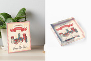 Vintage Christmas cards, a Card Template by Tabiti (Thumbnail 5 of 9)