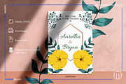 Foliage Wedding Invitation Suite Set, an Invitation Template by Millusti (Thumbnail 5 of 10)