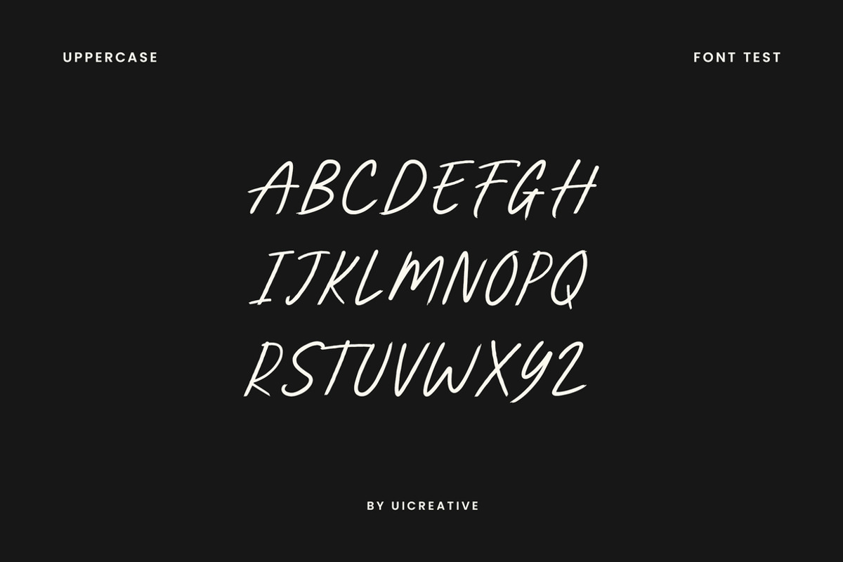HARDCOVER Special Handwritten Font, a Handwritten Font by UICreative (Photo 8 of 13)