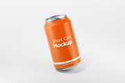 6 Short Aluminum Cans Mockup Pack, a Cups & Container Mockup by DreamVisuals (Thumbnail 3 of 7)