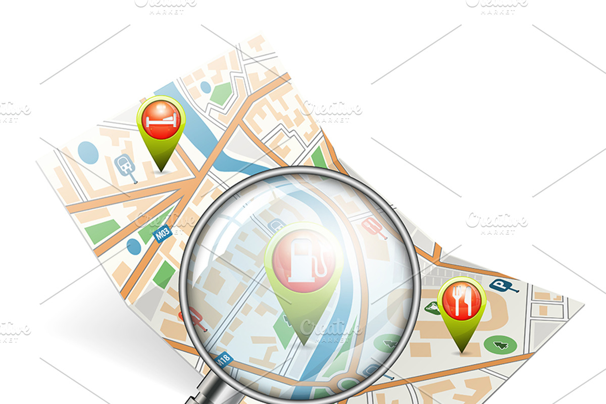 Magnifying Glass Search Concept, a Food Illustration by TAlex (Photo 4 of 6)