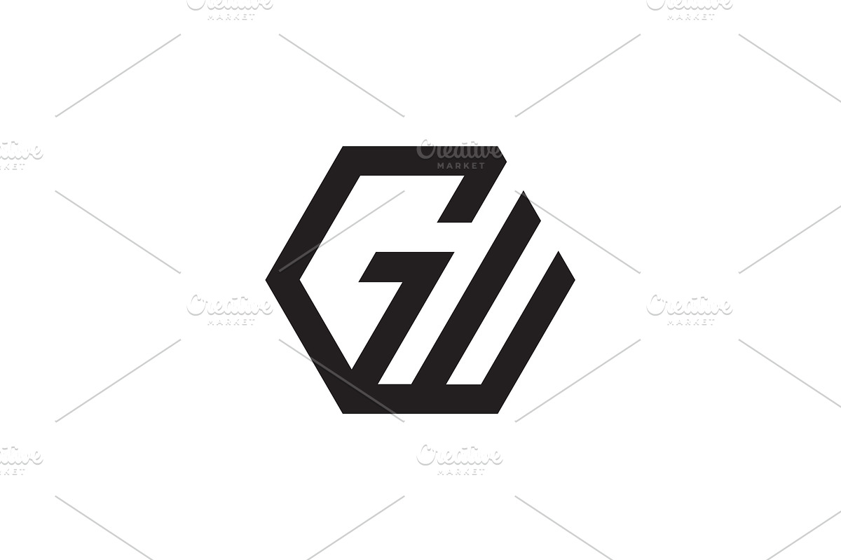 GW WG Logo, a Branding & Logo Template by Creative_Graphic
