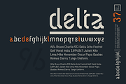 Delta, a Sans Serif Font by Foundry73 (Thumbnail 3 of 6)