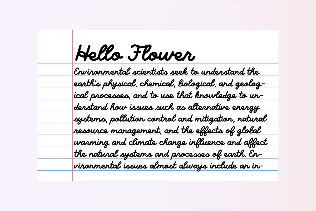 NOTEBOOK HANDWRITING Bundle Vol 4, a Handwritten Font by Blush Font Co. (Photo 3 of 10)