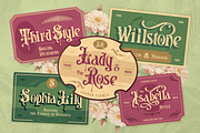 Fragrance, a Serif Font by Burntilldead (Thumbnail 3 of 14)