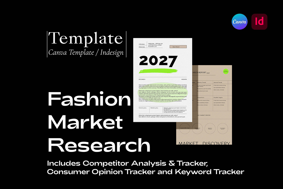 Fashion Market Research Template