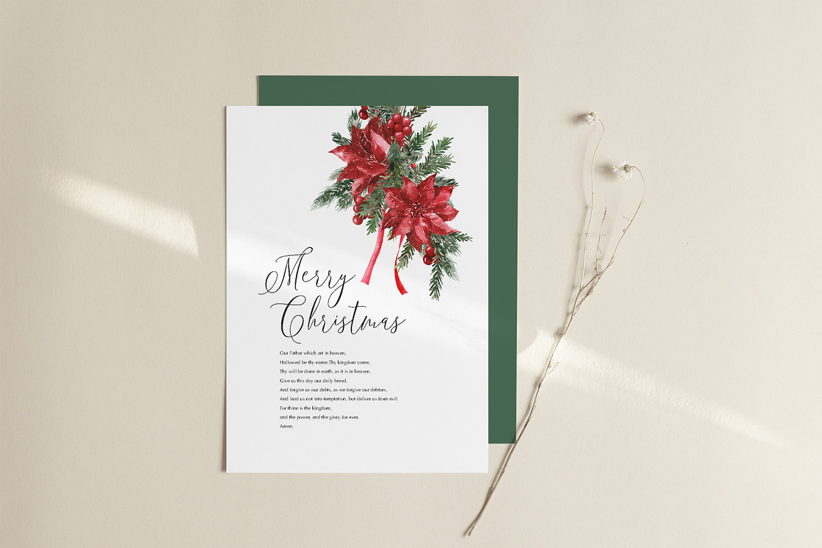 Watercolor clipart - Christmas, a Decorative Illustration by Beigetime (Photo 7 of 16)