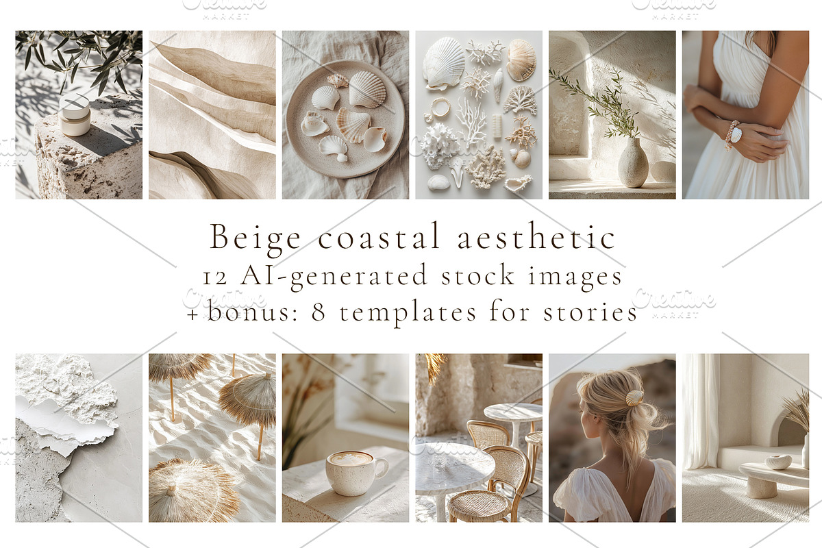 Beige coastal aesthetic 12 images, a Nature Photo by Yulia Furman (Photo 1 of 5)