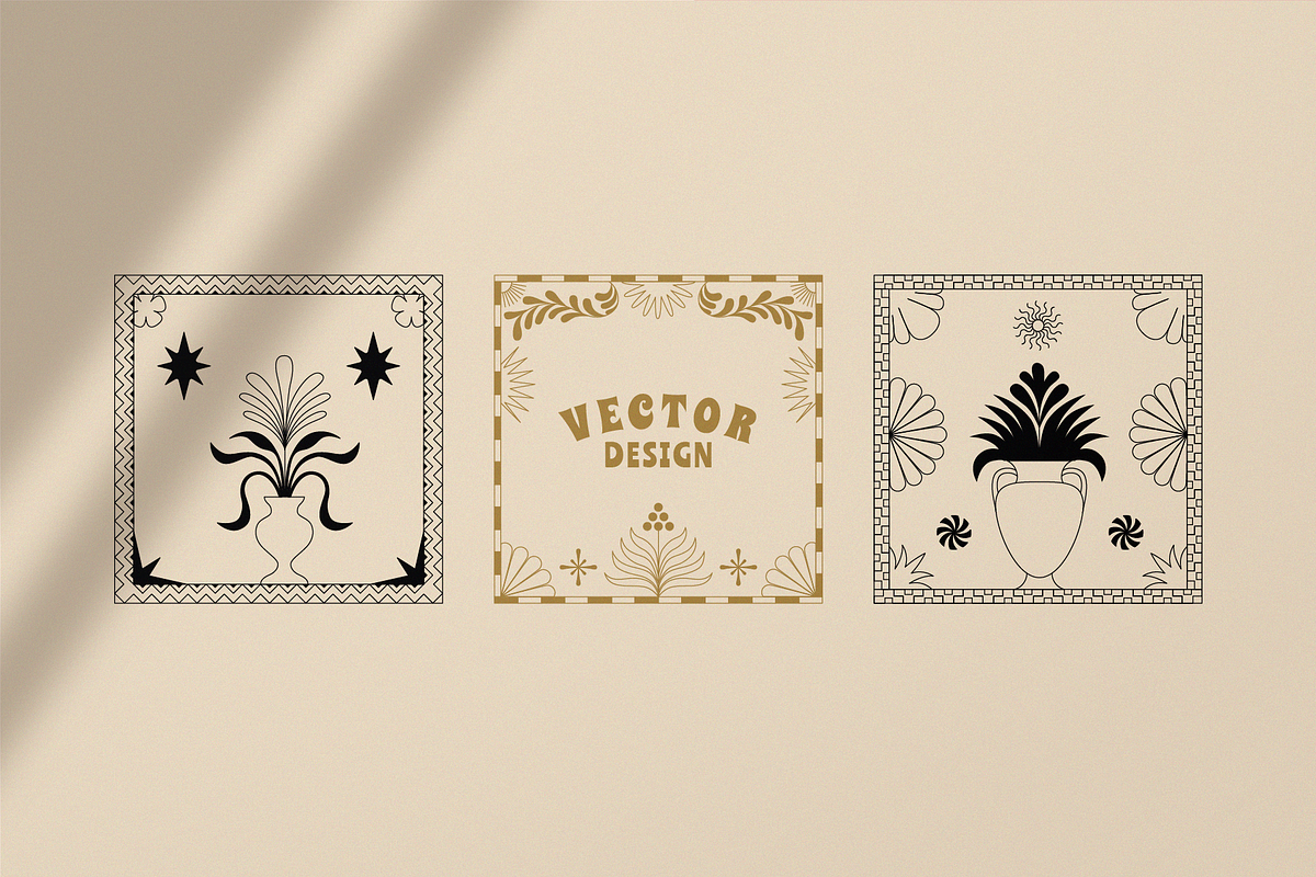 Vintage vector logos, a Background Graphic by venimo (Photo 5 of 6)