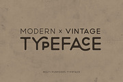 Wandery Modern x Vintage Typeface, a Sans Serif Font by Wandery Supply (Thumbnail 4 of 14)