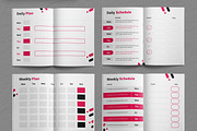 Daily Planner Template Layout, a Stationery Template by ContestDesign (Thumbnail 2 of 4)