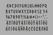 Gothic Punk Font, a Blackletter Font by Handmadefont (Thumbnail 2 of 15)
