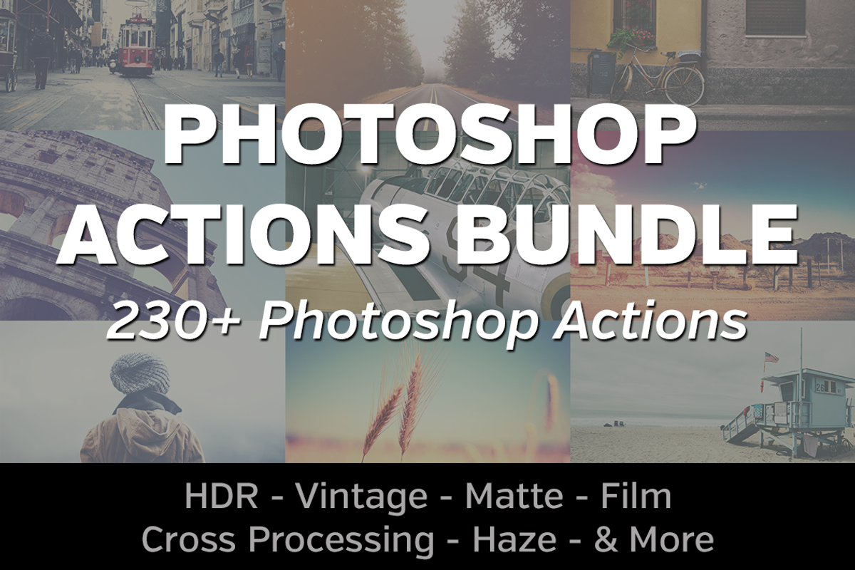 230+ Photoshop Actions Bundle, an Action Add-On by Photography Planet (Photo 1 of 5)