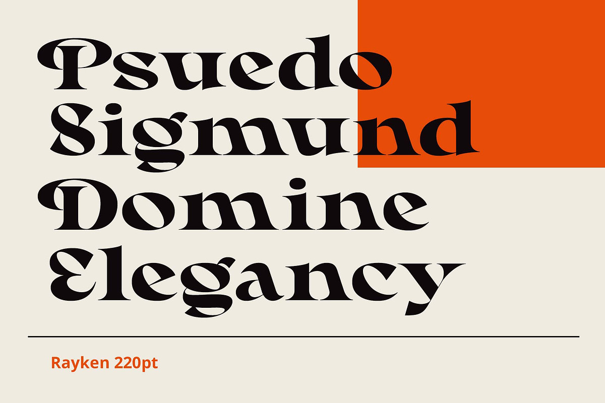 Rayken - Stylish Serif Font, a Serif Font by Craft Supply Co. (Photo 3 of 12)