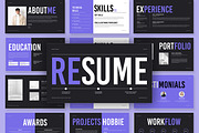 Resume Presentation Template, a Presentation Template by MightyDesign (Thumbnail 1 of 7)